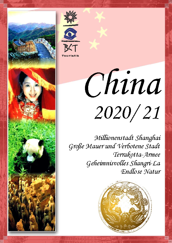 China Reise Katalog